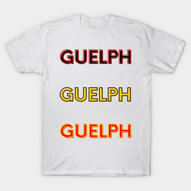 Guelph x3 Sticker Pack T-Shirt by stickersbyjori